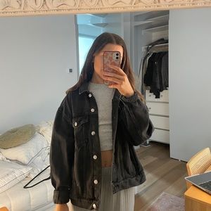 H&M Black Denim Jacket